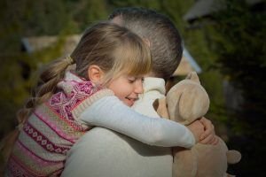 father, daughter, child