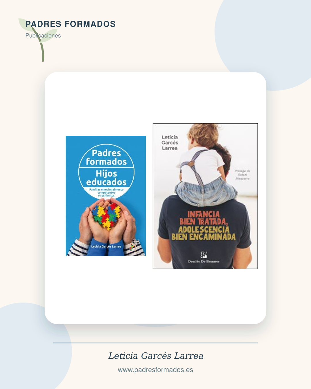 Padres Formados 16 Padresformados.es archivo: lote dos libros