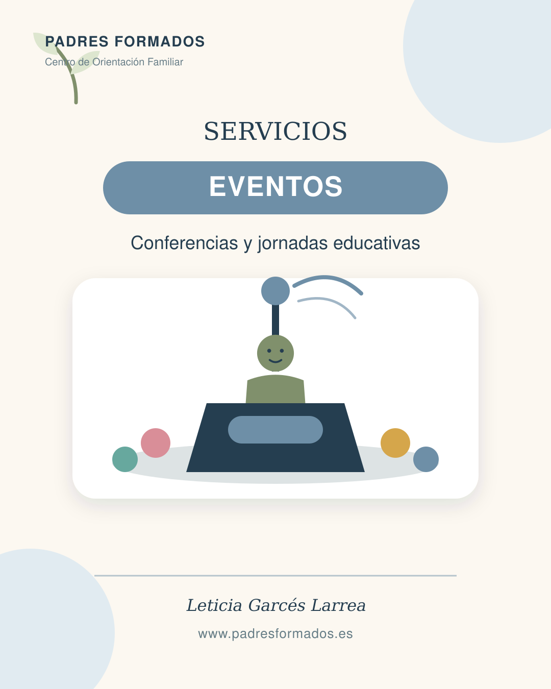 Padresformados.es archivo: servicio eventos